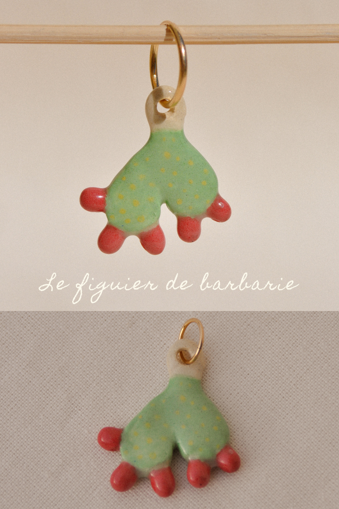 Dessine-moi un souvenir - Pendentif ou Monoboucle d'oreille - Pièces uniques