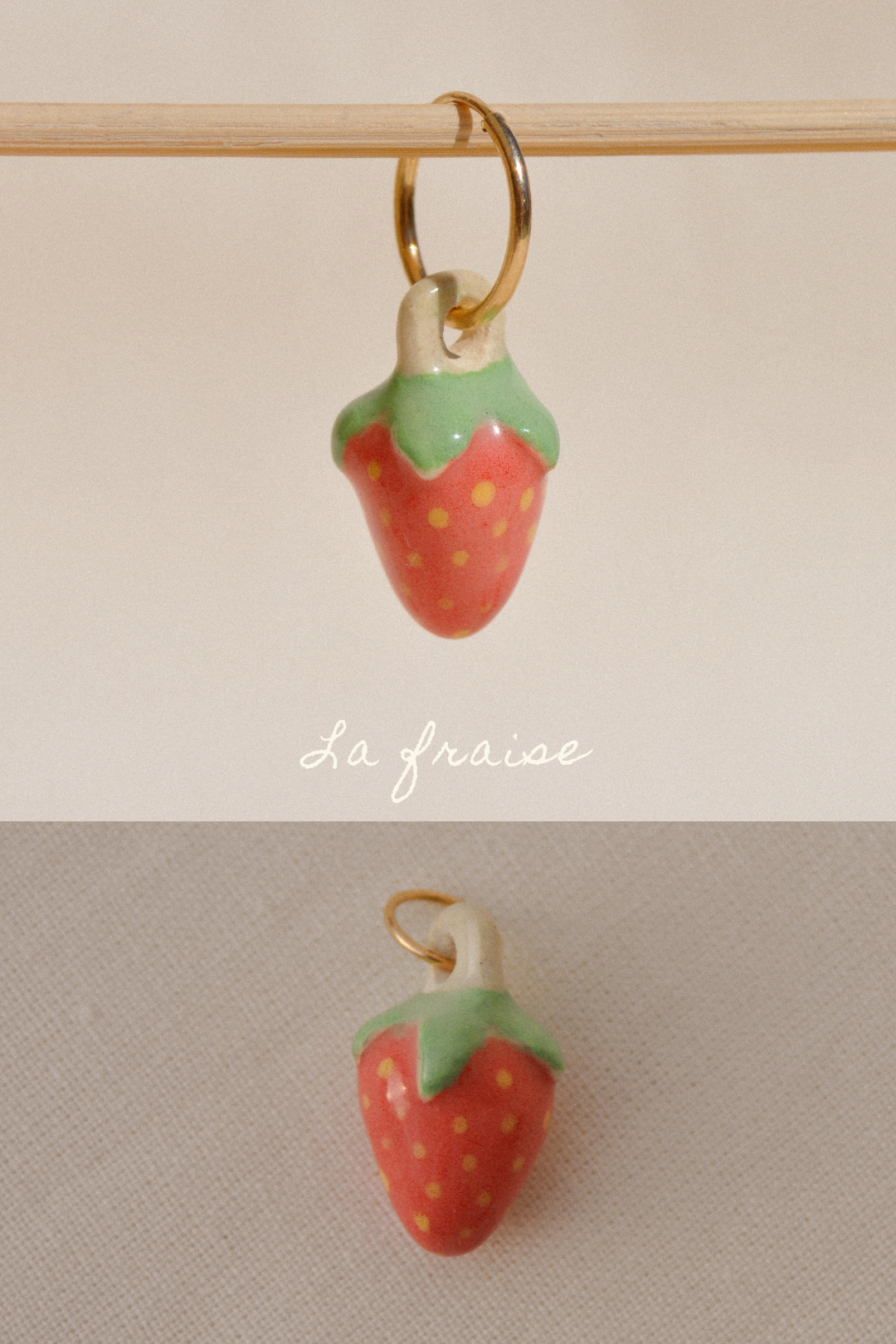 Dessine-moi un souvenir - Pendentif ou Monoboucle d'oreille - Pièces uniques