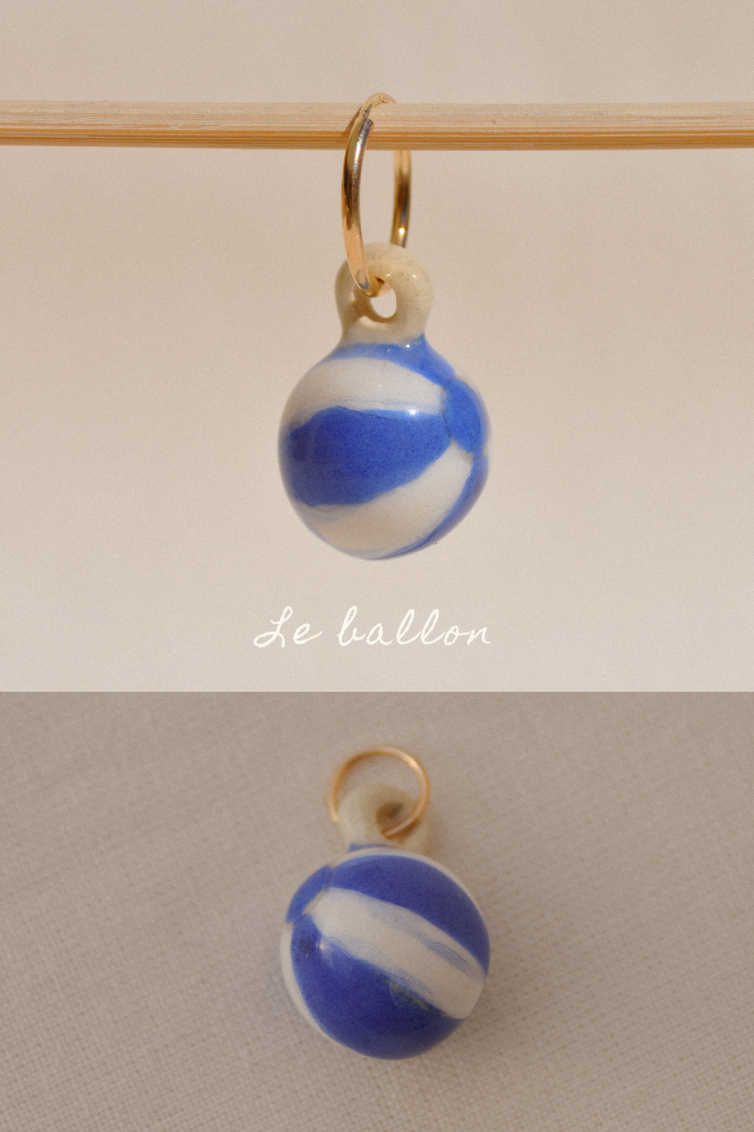 Dessine-moi un souvenir - Pendentif ou Monoboucle d'oreille - Pièces uniques