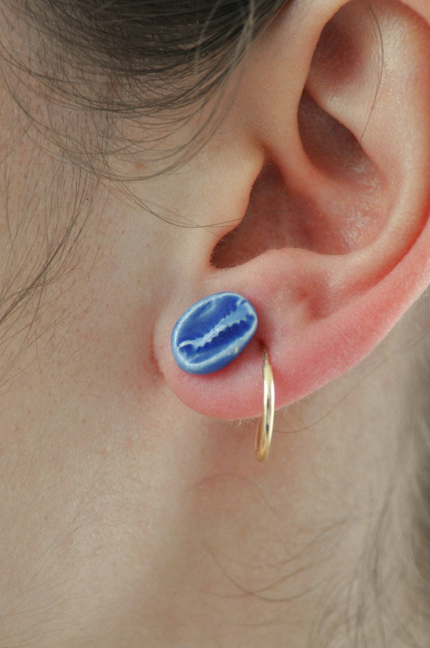 Coquillage mini - Boucles d'oreilles