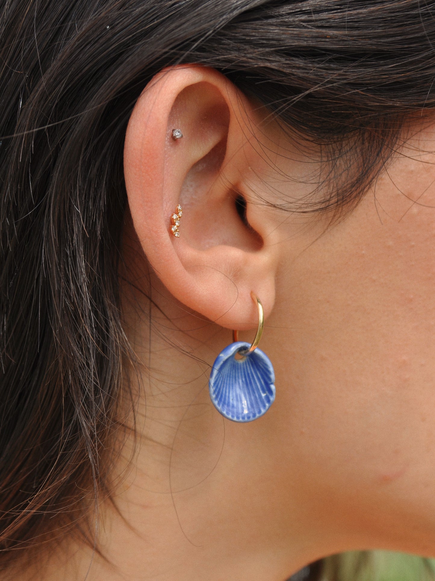 Coquillage - Boucles d'oreilles