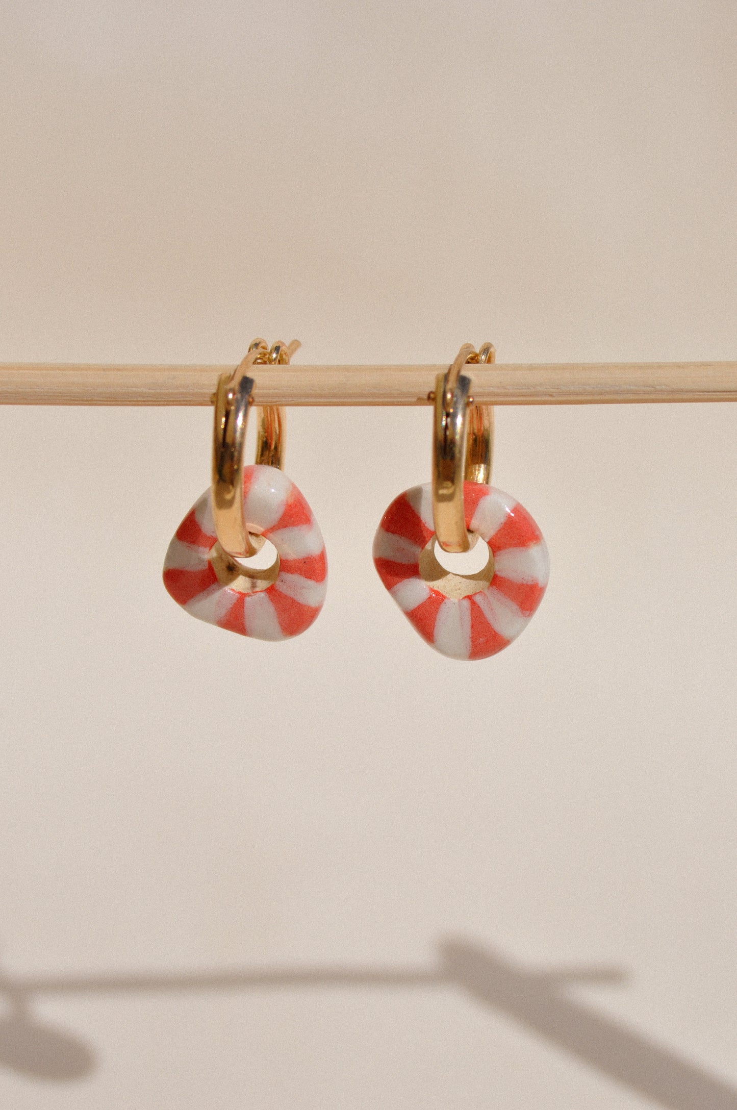 Peladilla mini rayée - Boucles d'oreilles