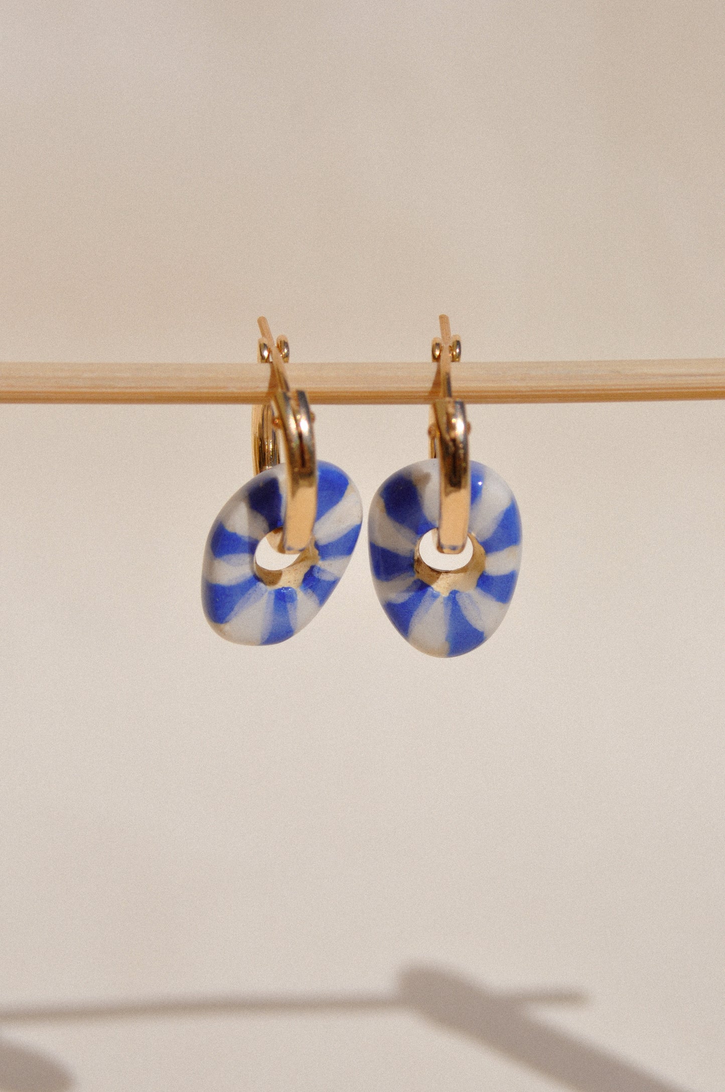 Peladilla mini rayée - Boucles d'oreilles