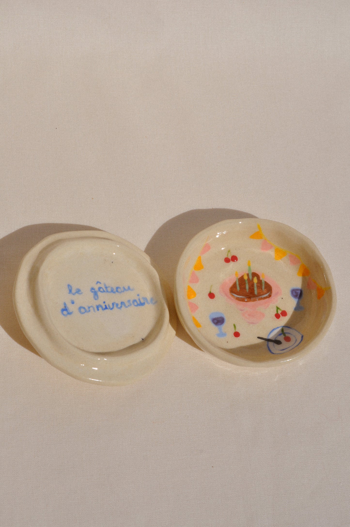 Le gâteau d'anniversaire - Boîte à bijoux