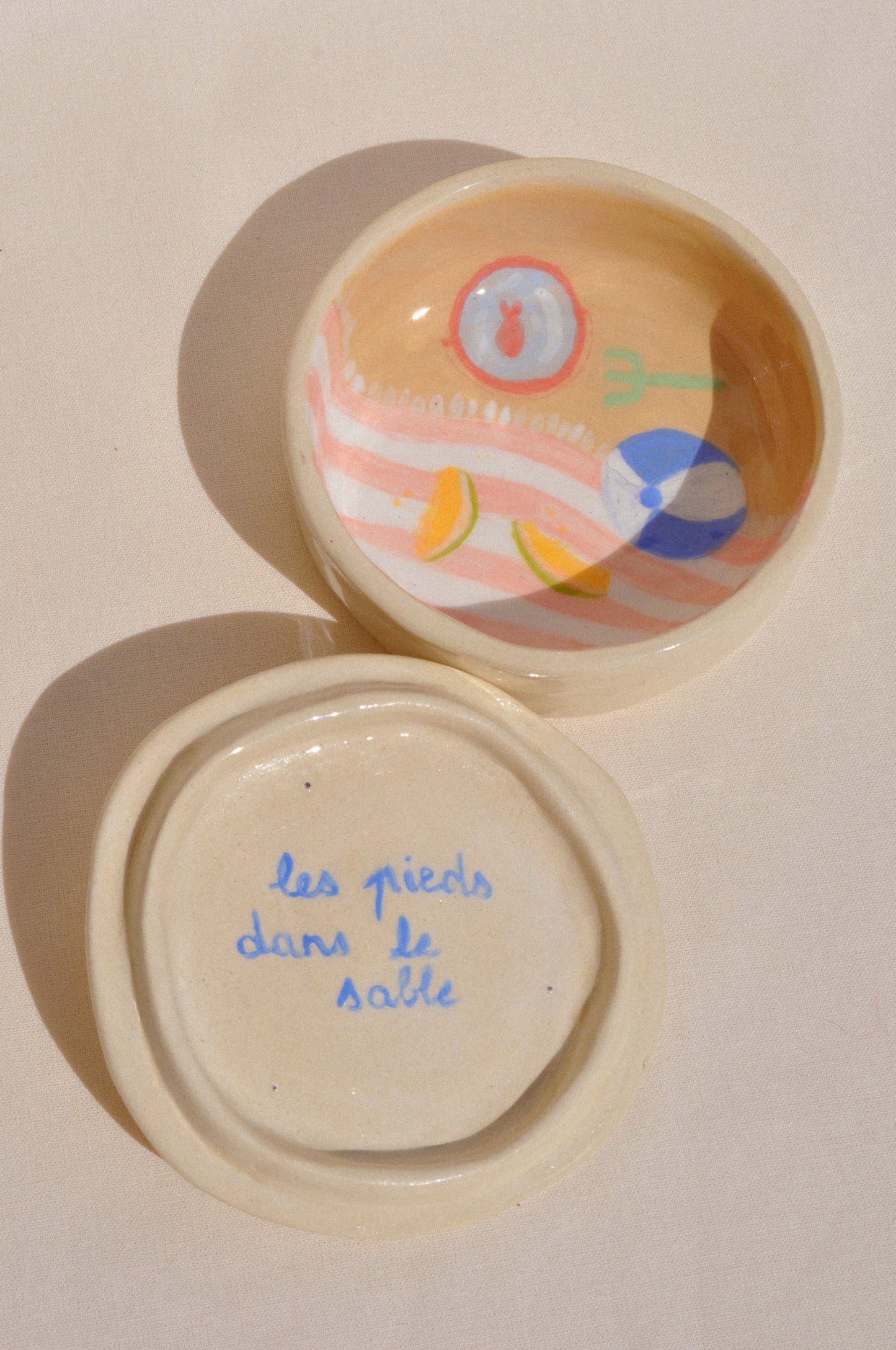 Les pieds dans le sable - Boîte à bijoux