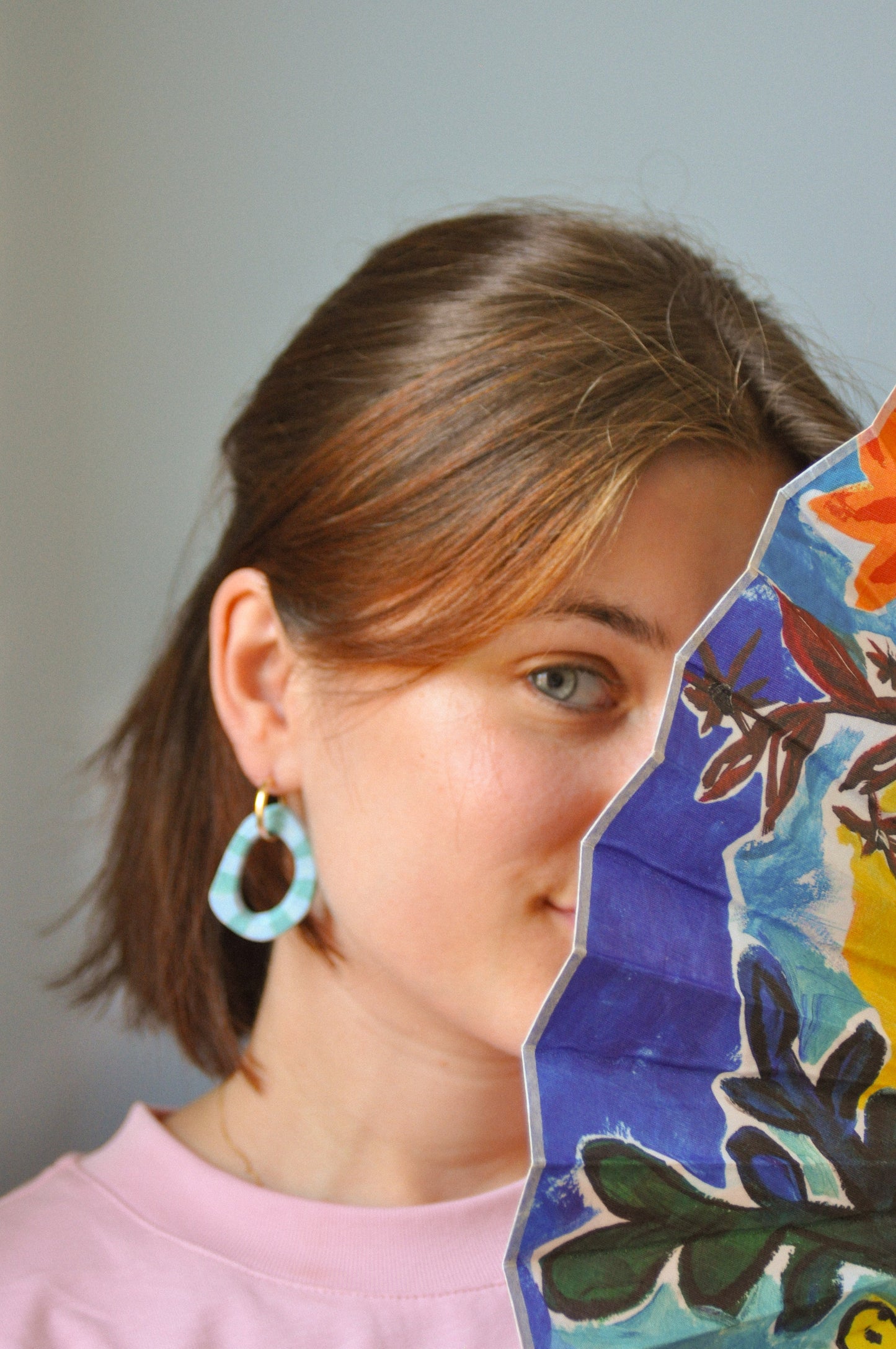 Peladilla Rayée - Boucles d'oreilles