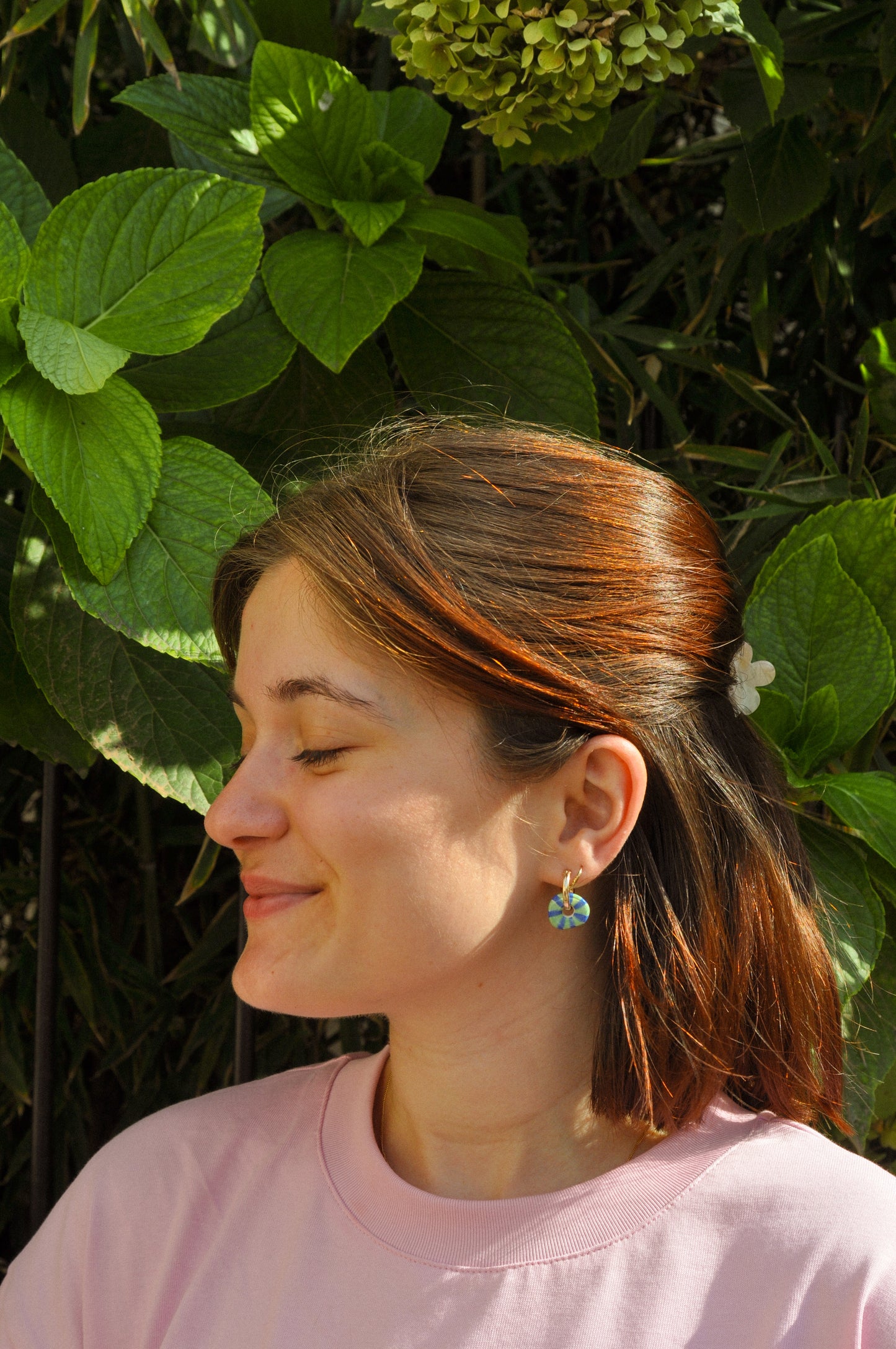 Peladilla mini rayée - Boucles d'oreilles