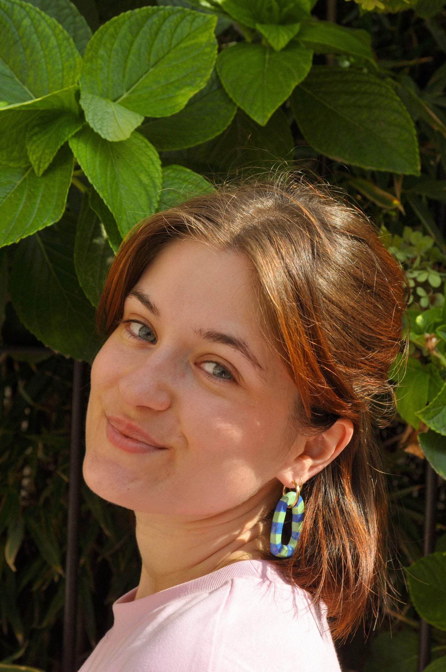 Peladilla Rayée - Boucles d'oreilles