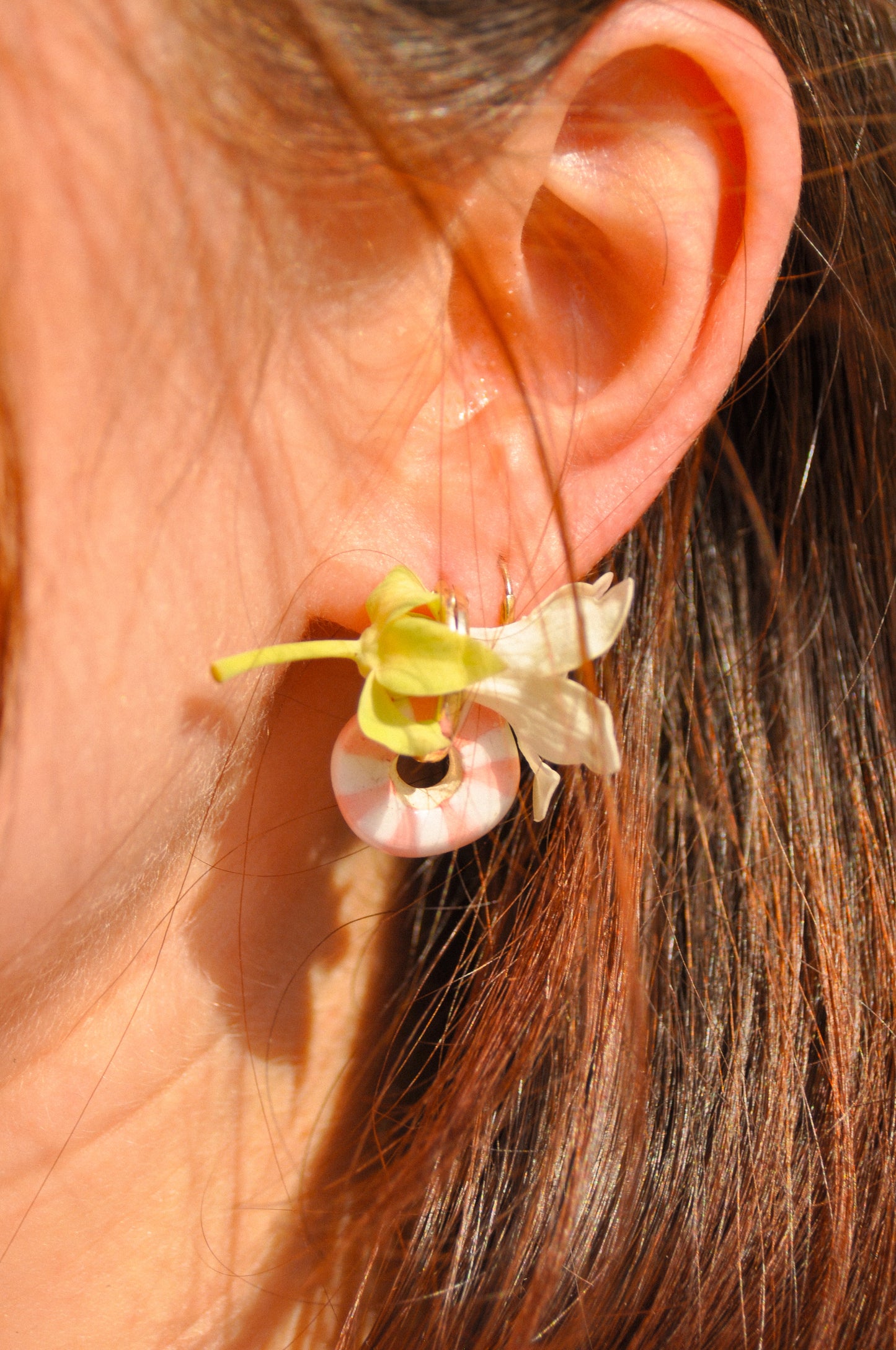 Peladilla mini rayée - Boucles d'oreilles