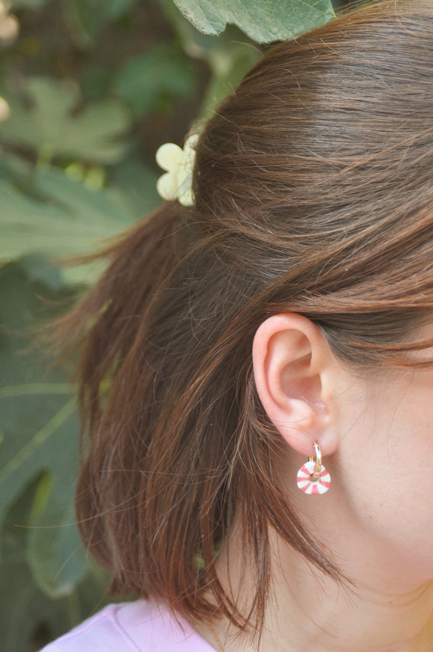 Peladilla mini rayée - Boucles d'oreilles