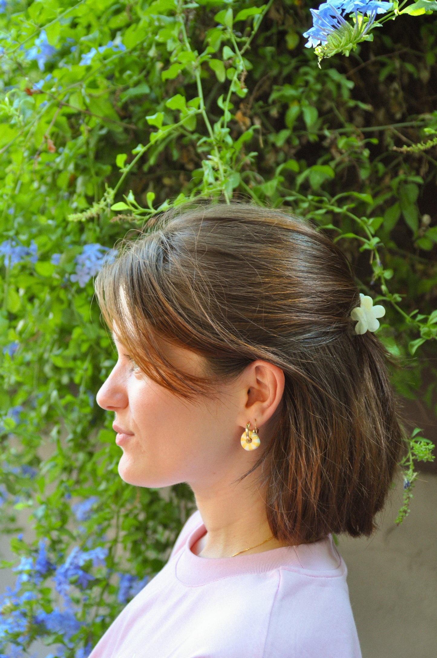 Peladilla mini rayée - Boucles d'oreilles