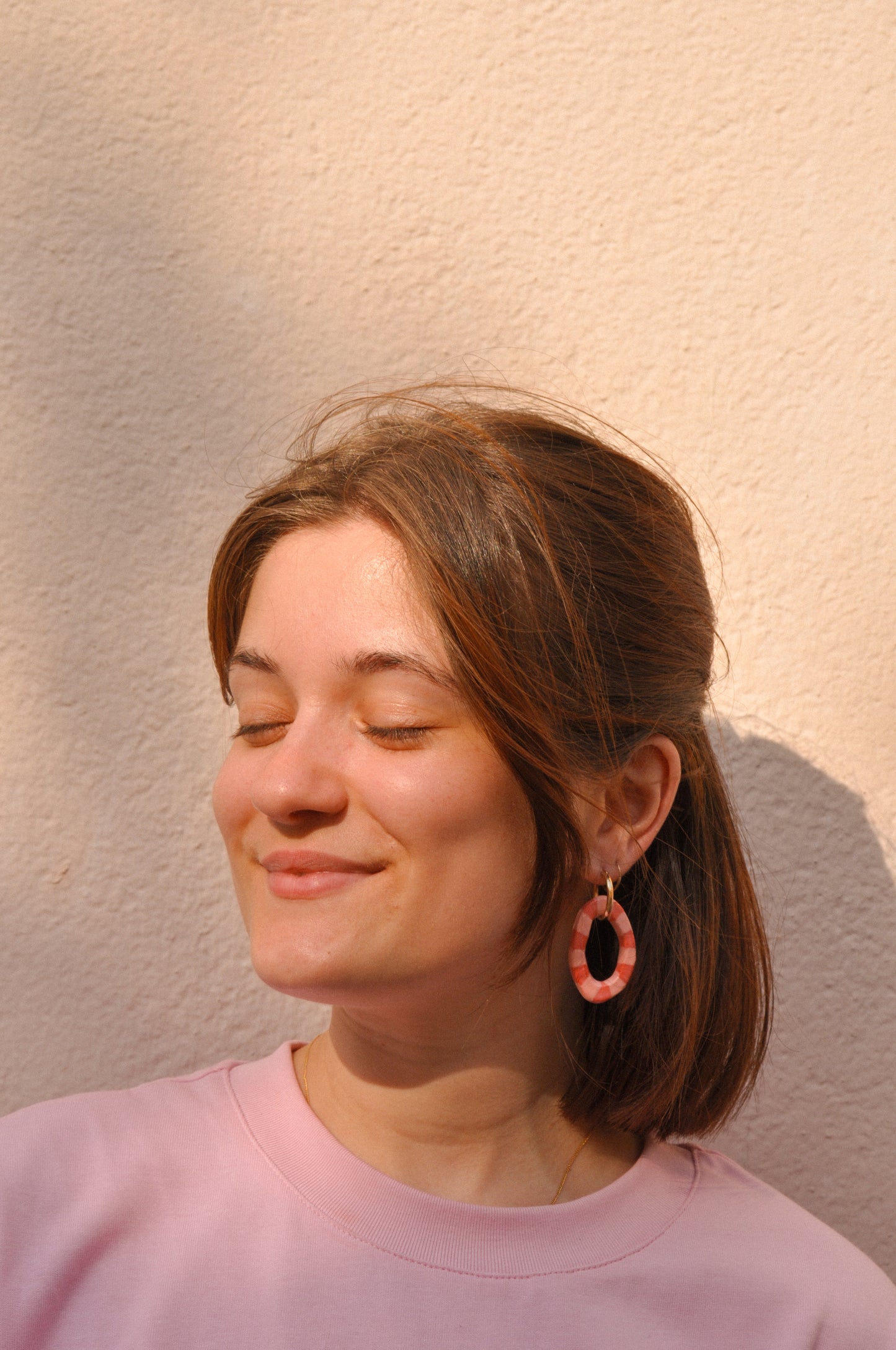 Peladilla Rayée - Boucles d'oreilles