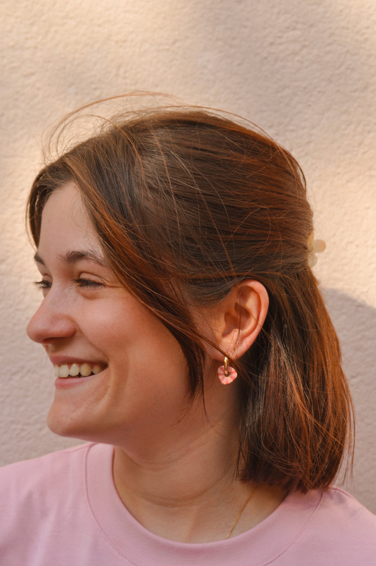 Peladilla mini rayée - Boucles d'oreilles