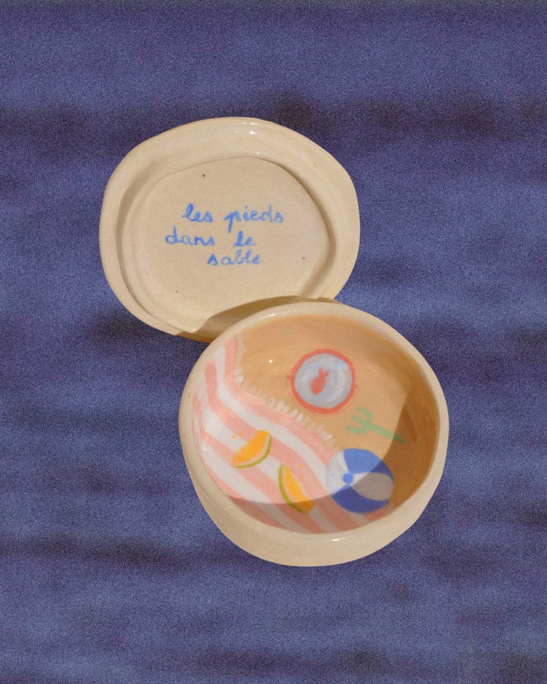 Les pieds dans le sable - Boîte à bijoux