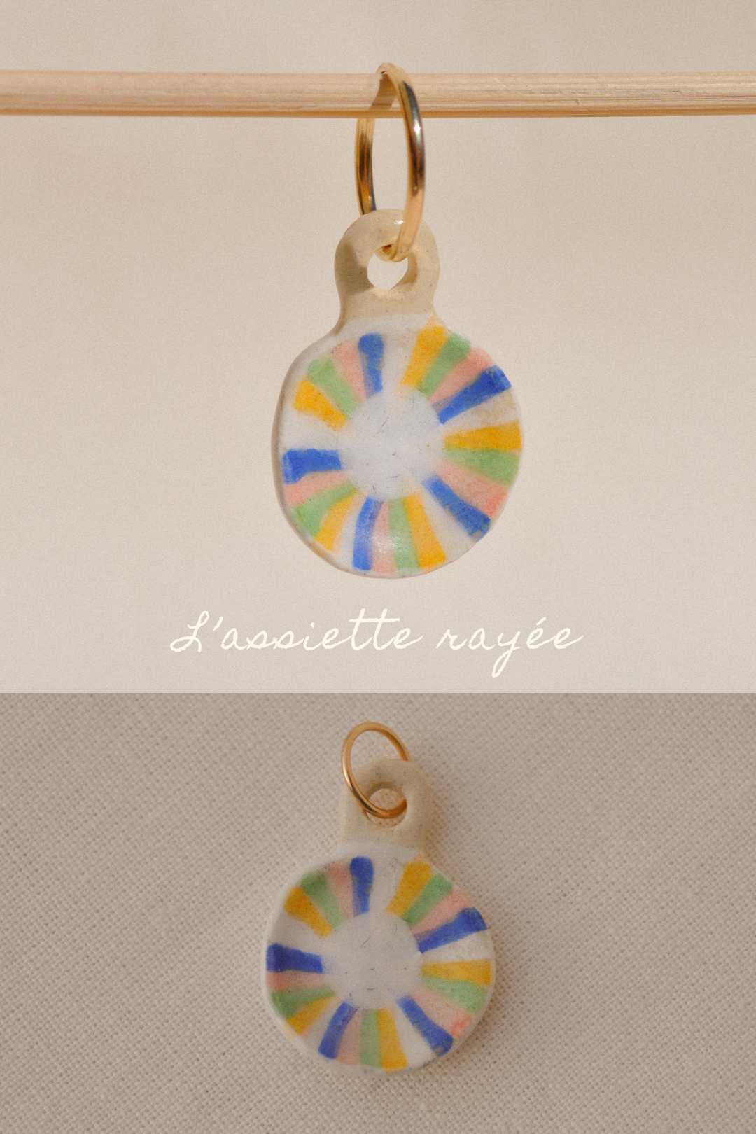 Dessine-moi un souvenir - Pendentif ou Monoboucle d'oreille