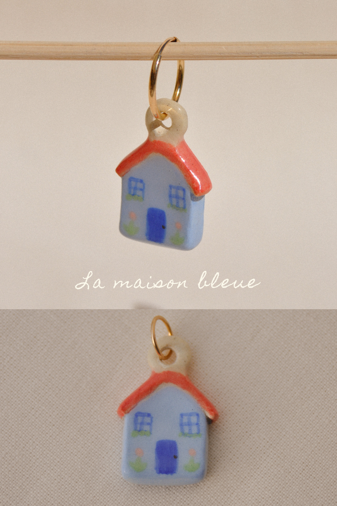 Dessine-moi un souvenir - Pendentif ou Monoboucle d'oreille