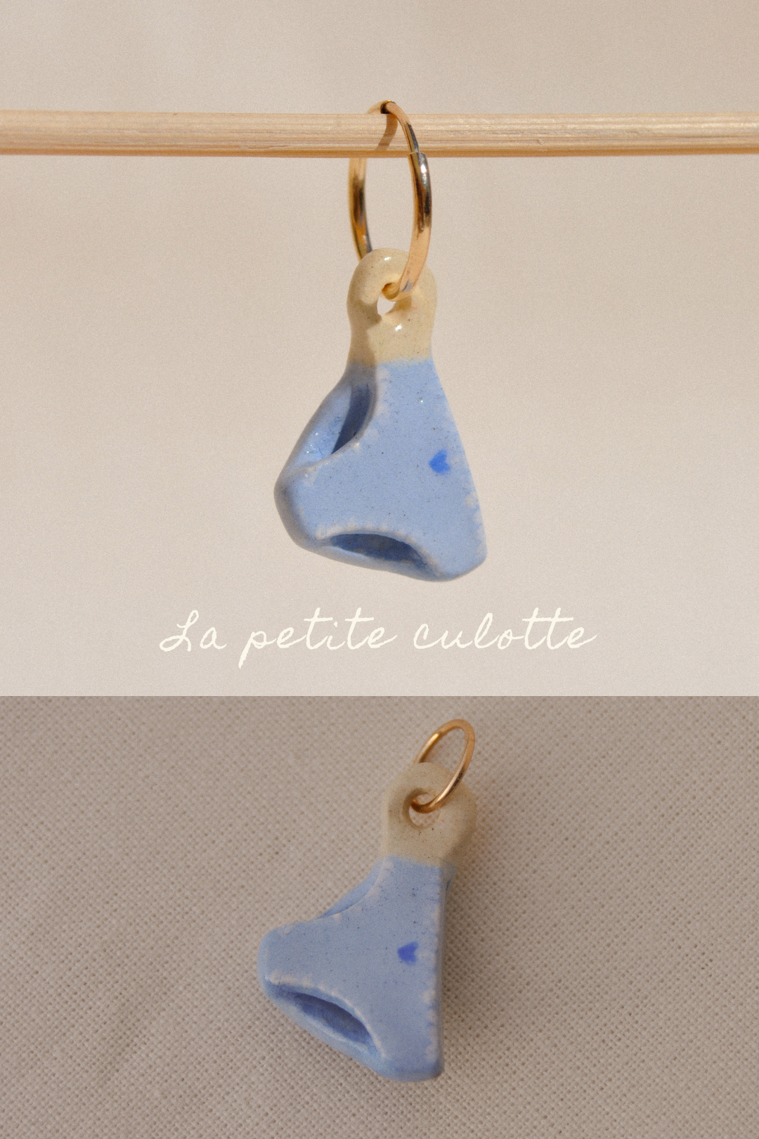 Dessine-moi un souvenir - Pendentif ou Monoboucle d'oreille