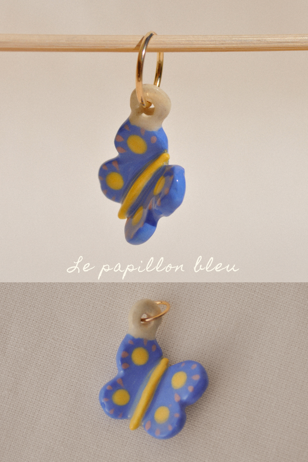 Dessine-moi un souvenir - Pendentif ou Monoboucle d'oreille