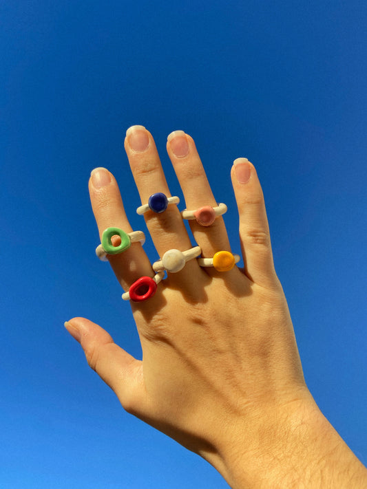 Bagues - Plusieurs formes et couleurs