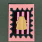 Le vase - Médaillon + Carte postale