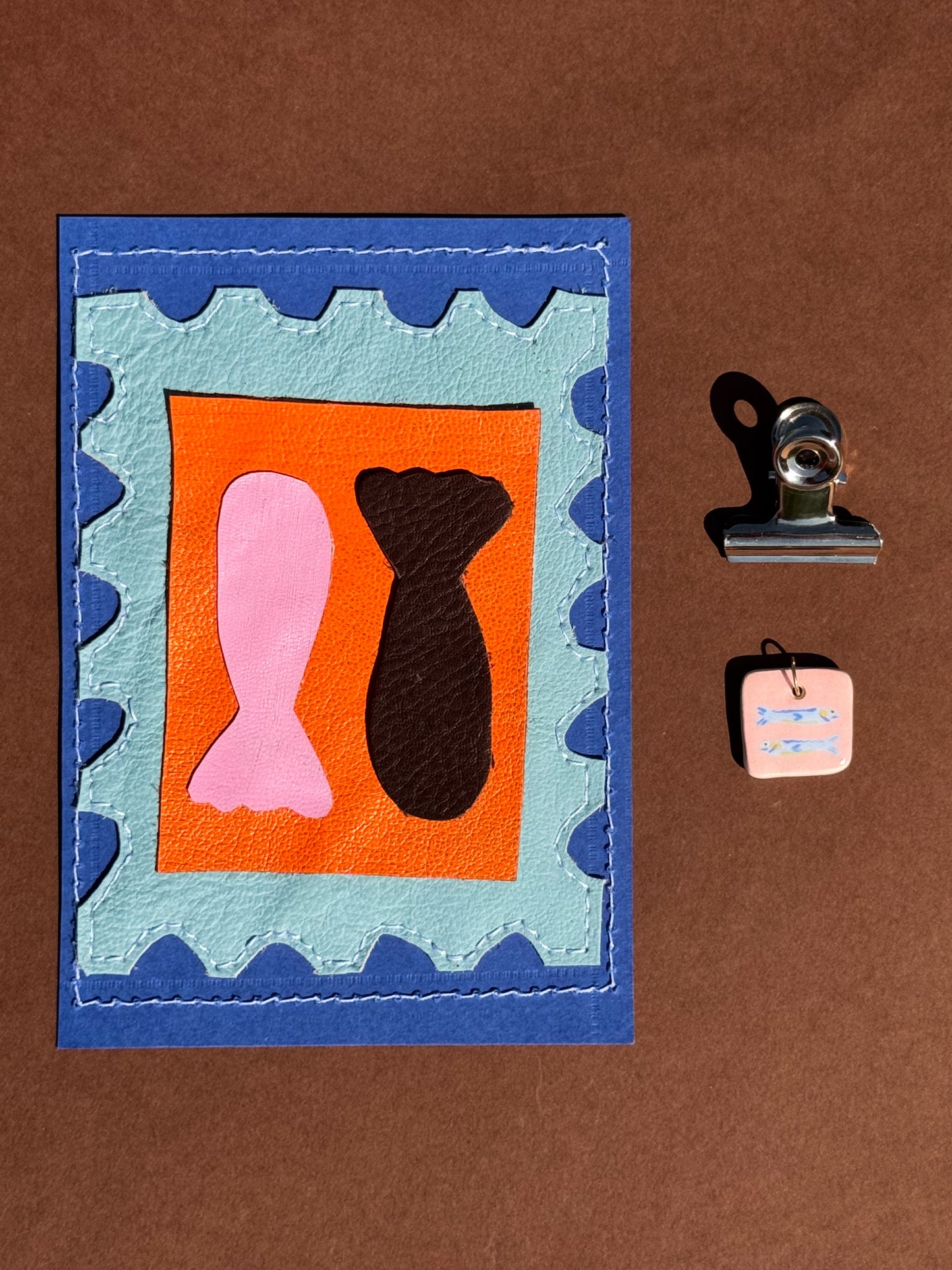 Le poisson - Médaillon + Carte postale